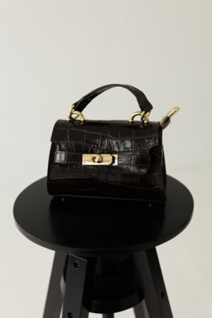 Mała torebka skórzana w stylu klasycznym